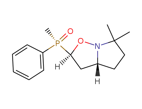 (2R,3aR)-6,6-Dimethyl-2-((R)-methyl-phenyl-phosphinoyl)-hexahydro-pyrrolo[1,2-b]isoxazole