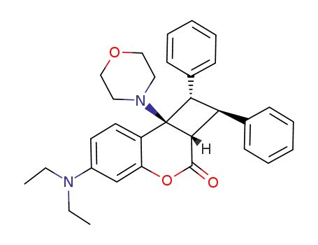 (1S,2R,2aS,8bS)-6-Diethylamino-8b-morpholin-4-yl-1,2-diphenyl-1,2,2a,8b-tetrahydro-4-oxa-cyclobuta[a]naphthalen-3-one