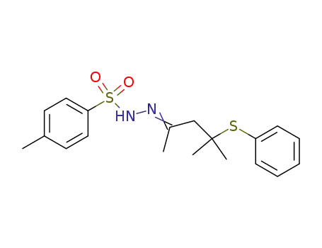 4-Phenylthio-4-methyl-2-pentanon-tosylhydrazon