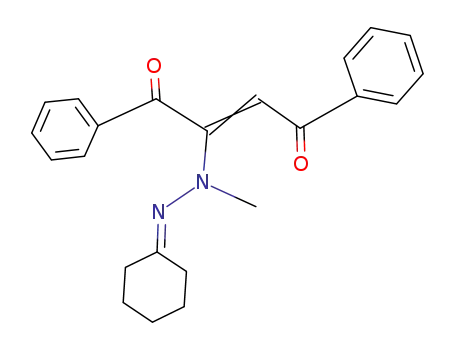(Z)-2-(N'-Cyclohexylidene-N-methyl-hydrazino)-1,4-diphenyl-but-2-ene-1,4-dione