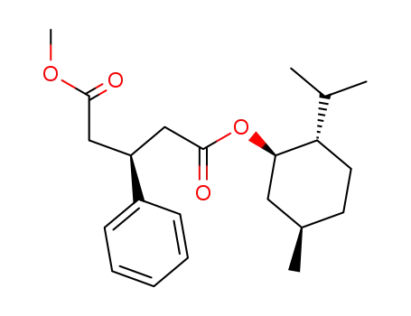 (S)-3-Phenyl-pentanedioic acid (1R,2S,5R)-2-isopropyl-5-methyl-cyclohexyl ester methyl ester