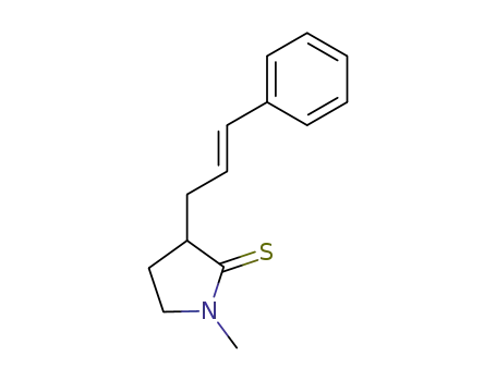 N-methyl-3-(trans-cinnamyl)pyrrolidine-2-thione