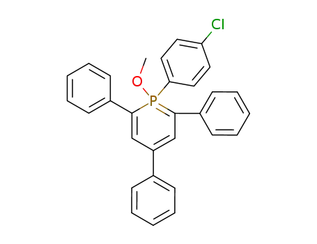 1-(4-chloro-phenyl)-1-methoxy-2,4,6-triphenyl-1λ<sup>5</sup>-phosphinine