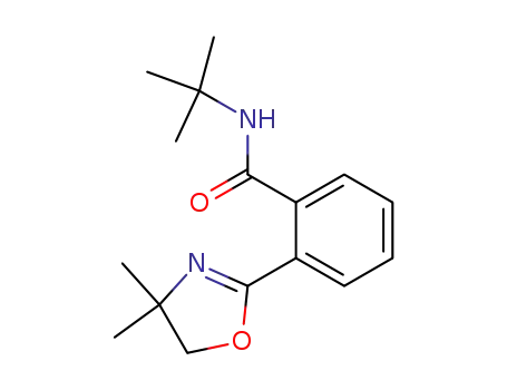 <i>N</i>-<i>tert</i>-butyl-2-(4,4-dimethyl-4,5-dihydro-oxazol-2-yl)-benzamide
