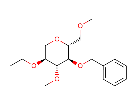 (2R,3R,4R,5S)-3-Benzyloxy-5-ethoxy-4-methoxy-2-methoxymethyl-tetrahydro-pyran