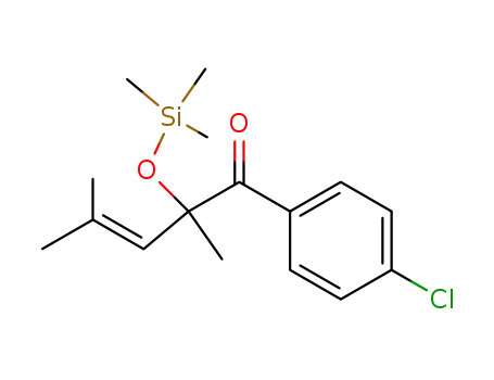 3-Penten-1-one, 1-(4-chlorophenyl)-2,4-dimethyl-2-[(trimethylsilyl)oxy]-