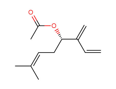 Acetic acid (S)-4-methyl-1-(1-methylene-allyl)-pent-3-enyl ester
