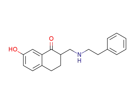 1(2H)-Naphthalenone,3,4-dihydro-7-hydroxy- 2-[[(2-phenylethyl)amino]methyl]- 