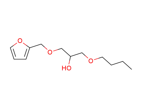 Molecular Structure of 17946-07-5 (1-furfuryloxy-3-butoxy-2-propanol)