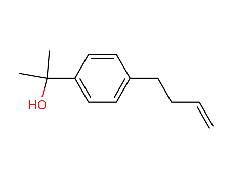 Molecular Structure of 23853-88-5 (2-(4-But-3-enyl-phenyl)-propan-2-ol)