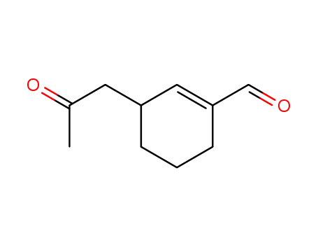 1-Cyclohexene-1-carboxaldehyde, 3-(2-oxopropyl)-