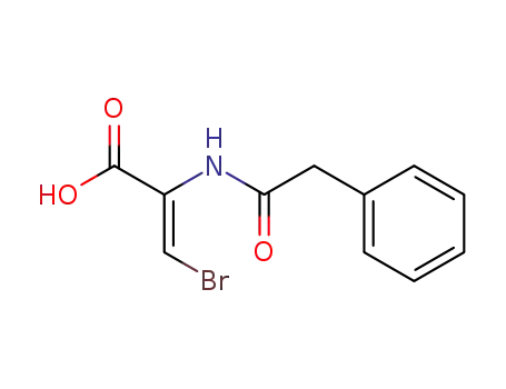 3-bromo-2-(2-phenyl-acetylamino)-acrylic acid
