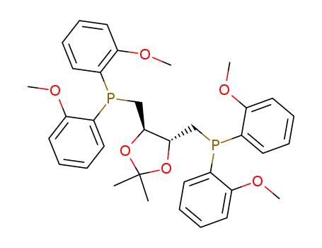 (4R,5R)-4,5-Bis-{[bis-(2-methoxy-phenyl)-phosphanyl]-methyl}-2,2-dimethyl-[1,3]dioxolane