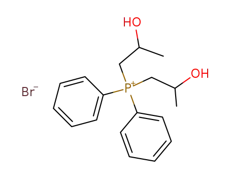 Diphenyl-bis-<2-hydroxypropyl>-phosphonium-bromid