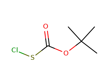 Molecular Structure of 26555-38-4 (tert.-Butyloxycarbonylsulfenylchlorid)