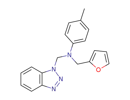 Benzotriazol-1-ylmethyl-furan-2-ylmethyl-p-tolyl-amine