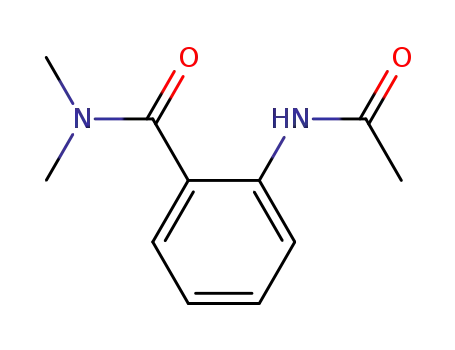 Molecular Structure of 30367-86-3 (Benzamide, 2-(acetylamino)-N,N-dimethyl-)