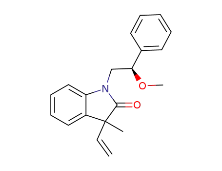 1-((R)-2-Methoxy-2-phenyl-ethyl)-3-methyl-3-vinyl-1,3-dihydro-indol-2-one