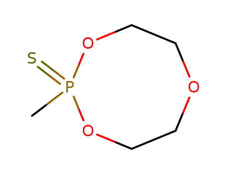 Molecular Structure of 66295-38-3 (1,3,6,2-Trioxaphosphocane, 2-methyl-, 2-sulfide)