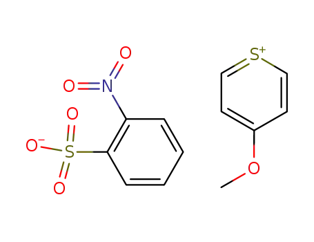 4-methoxy-thiopyranylium; 2-nitro-benzenesulfonate