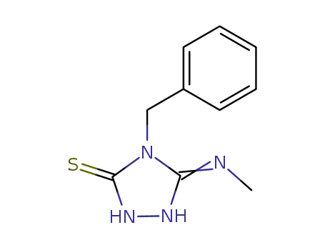 4-benzyl-5-methylamino-2,4-dihydro-[1,2,4]triazole-3-thione