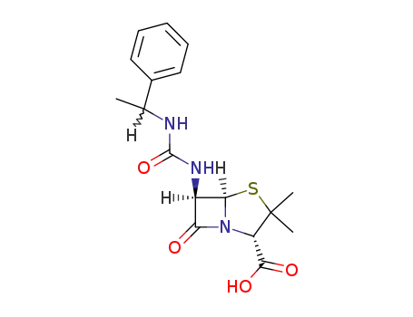 6β-[3-((Ξ)-1-phenyl-ethyl)-ureido]-penicillanic acid