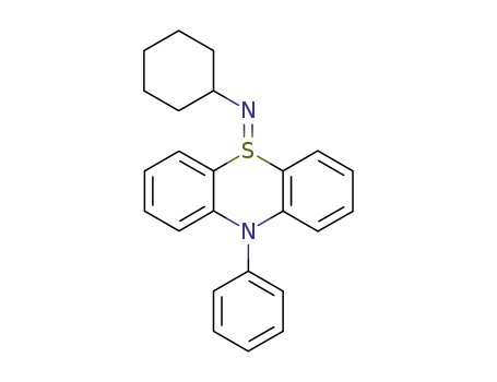 5-cyclohexylimino-10-phenyl-5,10-dihydro-5λ<sup>4</sup>-phenothiazine