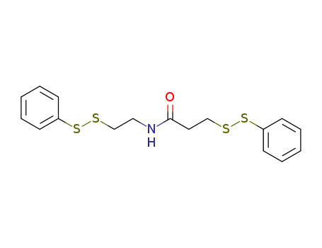 N-(4-Phenyl-3.4-dithiabutyl)-5-phenyl-4.5-dithiapentansaeureamid