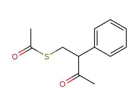 Molecular Structure of 61363-86-8 (3-Phenyl-4-acetylmercapto-2-butanon)