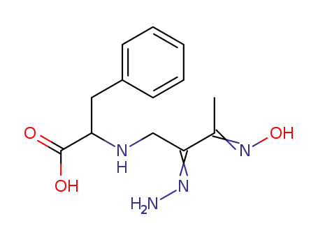 2-{2-Hydrazono-3-[(E)-hydroxyimino]-butylamino}-3-phenyl-propionic acid