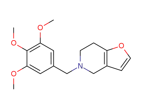 5-(3,4,5-trimethoxy-benzyl)-4,5,6,7-tetrahydro-furo[3,2-<i>c</i>]pyridine