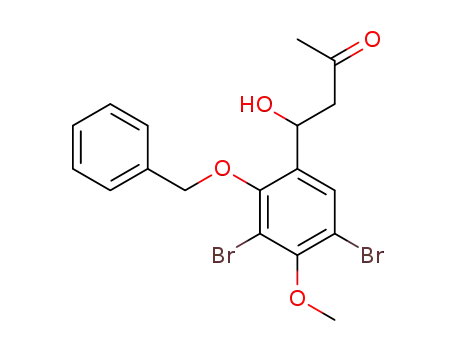 4-(2-Benzyloxy-3,5-dibromo-4-methoxy-phenyl)-4-hydroxy-butan-2-one