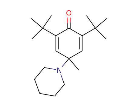 4-pipeirdino-2,6-di-t-butyl-4-methyl-cyclohexadiene-(2,5)-one