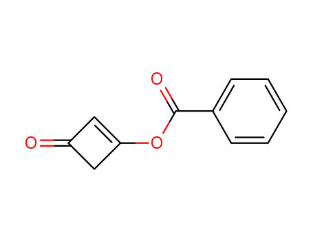 Molecular Structure of 38425-53-5 (Benzoic acid 3-oxo-cyclobut-1-enyl ester)