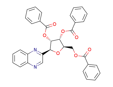 2-(2,3,5-tri-O-benzoyl-β-D-ribofuranosyl)quinoxaline