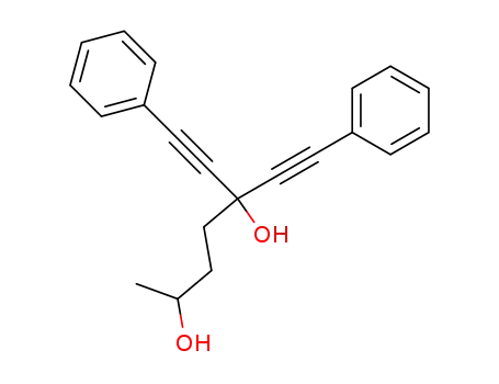 7-Phenyl-5-phenylethynyl-hept-6-yne-2,5-diol