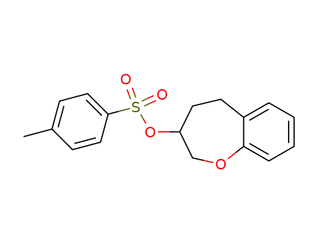 Molecular Structure of 121688-13-9 (2,3,4,5-tetrahydro-3-tosyloxy-1-benzoxepin)