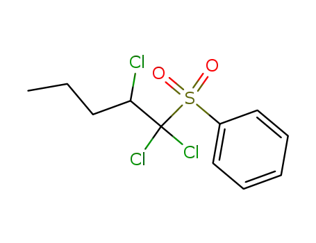 1-Phenylsulfonyl-1,1,2-trichlor-pentan