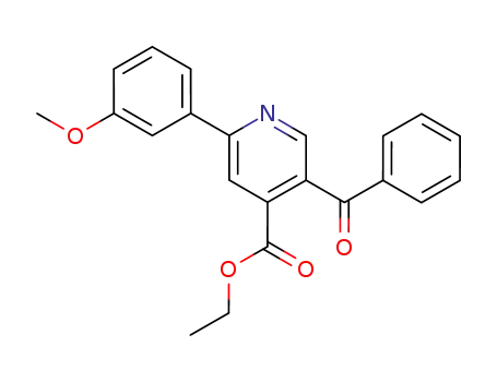 5-benzoyl-4-ethoxycarbonyl-2-(3-methoxyphenyl)pyridine