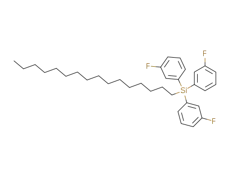 Hexadecyl-tri-<m-fluor-phenyl>-silan
