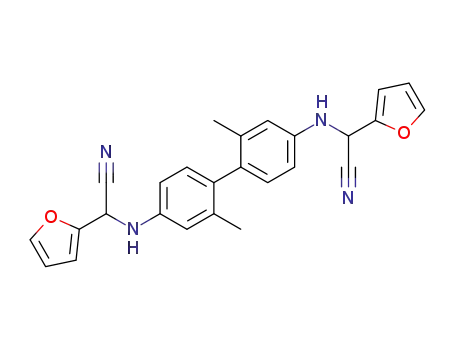 {4'-[(Cyano-furan-2-yl-methyl)-amino]-2,2'-dimethyl-biphenyl-4-ylamino}-furan-2-yl-acetonitrile