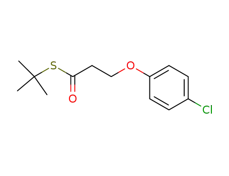 3-(4-Chloro-phenoxy)-thiopropionic acid S-tert-butyl ester