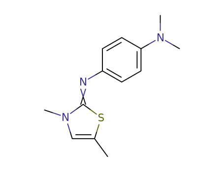 1,4-Benzenediamine,
N'-(3,5-dimethyl-2(3H)-thiazolylidene)-N,N-dimethyl-