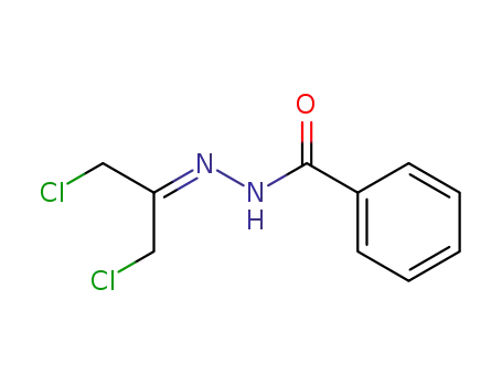 Molecular Structure of 7696-83-5 (Benzoic acid,2-[2-chloro-1-(chloromethyl)ethylidene]hydrazide)