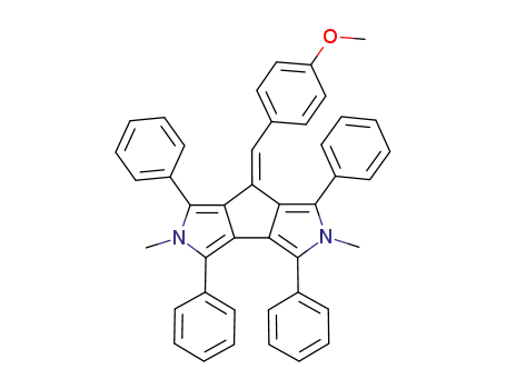 7-(4-Methoxyphenyl)methylen-2,5-dimethyl-1,3,4,6-tetraphenyl-7H-cyclopenta<1,2-c:3,4-c'>dipyrrol