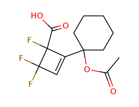 2-<1-(Acetyloxy)cyclohexyl>-1,4,4-trifluoro-2-cyclobutene-1-carboxylic Acid