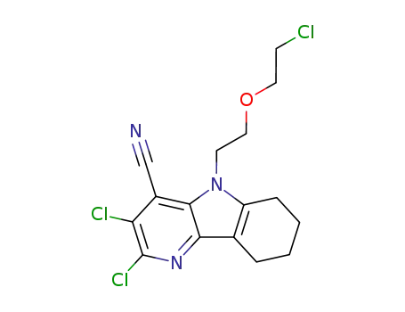 2,3-dichloro-5-(5-chloro-3-oxapentyl)-4-cyano-6,7,8,9-tetrahydro-5H-pyrido<3,2-b>indole