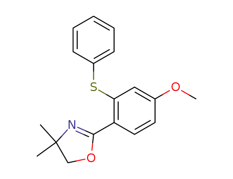 2-(4-methoxy-2-phenylsulfanyl-phenyl)-4,4-dimethyl-4,5-dihydro-oxazole