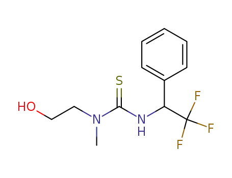 N-(2-Hydroxyethyl)-N-methyl-N'-(2,2,2-trifluoro-1-phenylethyl)thiourea