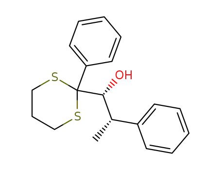 (1'R*,2'S*)-2-(1-Hydroxy-2-phenylpropyl)-2-phenyl-1,3-dithian